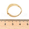 304 Stainless Steel Open Cuff Rings for Women RJEW-U060-01K-G-3