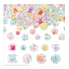   180pcs 9 styles Transparent Acrylic Beads OACR-PH0004-30-7