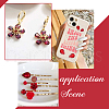 SUNNYCLUE 120Pcs 3 Style Pointed Back & Back Plated Glass Rhinestone Cabochons RGLA-SC0001-04-5