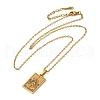 Tarot Theme 304 Stainless Steel Pendant Nacklaces For Women STAS-S128-02C-2