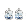 Alloy Rhinestone Pendants PALLOY-P311-02P-1