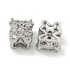 Brass with Clear Cubic Zirconia Charms KK-Q820-22P-2