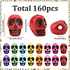 SUNNYCLUE 160Pcs Halloween Resin Beads FIND-SC0011-67-2