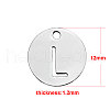 201 Stainless Steel Charms STAS-Q201-T051-L-2