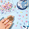SOFPLATE 500Pcs Craft Style Acrylic Beads MACR-SP0001-43-3