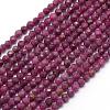 Natural Ruby/Red Corundum Beads Strands G-E411-14-3.5mm-1