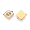304 Stainless Steel Charms STAS-N111-02G-2
