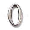 Non-Tarnish 304 Stainless Steel Linking Ring Pendants STAS-B024-31P-1