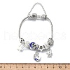 Alloy European Beads Charm Bracelets BJEW-F495-20P-3