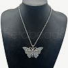 Alloy Crystal Rhinestone Pendant Necklaces VC9370-3-1
