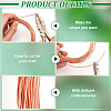 Round Copper Wires CWIR-WH0007-17B-C-4