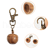 Wood Apple Box Jewelry Pendant Decoration HJEW-AB00430-4