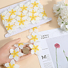 Flower Polyester Eyelash Lace Trim Ribbon OCOR-WH20003-03B-04-3