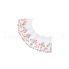 BENECREAT 2 Yards Polyester & Nylon Flower Embroidery Lace Mesh Ribbon OCOR-BC0006-86-7