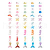 110Pcs 11 Style Opaque Resin Cabochons CRES-TA0001-09-9