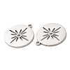 Non-Tarnish 304 Stainless Steel Pendants STAS-L020-002P-2