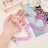 SUPERFINDINGS 2Pcs 2 Colors Transparent Acrylic Paperclip Chain Bag Handles AJEW-FH0002-68-3