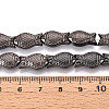 Electroplate Glass Beads Strands EGLA-T025-03A-4