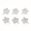 Non-Tarnish 304 Stainless Steel Stud Earring Findings STAS-S079-37B-3