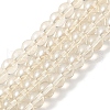 Transparent Electroplate Glass Beads Strands GLAA-T032-T4mm-C15-1