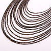 Alloy Box Chain Multi-Layered Necklaces for Women FS-WG891B2-03-1