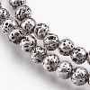Electroplate Natural Lava Rock Beads Strands G-I200-17A-1