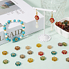 SUNNYCLUE 300Pcs Plating Acrylic Beads TACR-SC0001-32-4