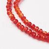 Natural Carnelian Bead Strand G-G680-09-3