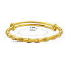 SHEGRACE Adjustable Brass Bangles JB626A-6