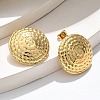 304 Stainless Steel Stud Earrings EJEW-U047-21G-3