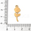 304 Stainless Steel Pendants STAS-C121-12G-3