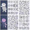 Non-Woven Embroidery Aid Drawing Sketch DIY-WH0538-006-1