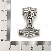 316 Surgical Stainless Steel Pendants STAS-E212-98AS-3