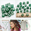  20Pcs Natural Green Aventrine Gemstone European Beads G-NB0005-89C-4