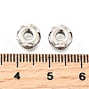 Brass Micro Pave Clear Cubic Zirconia Beads KK-K300-06A-P-2