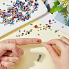 DICOSMETIC 400Pcs 16 Colors Spray Painted Non-magnetic Synthetic Hematite Beads G-DC0001-46-3