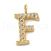 Ion Plating(IP) 304 Stainless Steel Micro Pave Cubic Zirconia Pendants STAS-Z107-03G-06-1