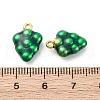 304 Stainless Steel Enamel Pendants STAS-B085-40G-01-3