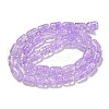 Transparent Crackle Glass Beads Strands X-GLAA-NH0001-04F-2