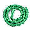 Handmade Polymer Clay Beads Strands CLAY-R089-6mm-022-2