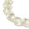 Electroplate Glass Beads Strands EGLA-B006-04A-FR03-3