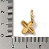 Brass Micro Pave Cubic Zirconia Pendants KK-K345-13X-G-3