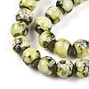 Baking Painted Glass Beads Strands X1-DGLA-N003-10mm-A04-4
