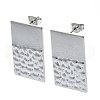 201 Stainless Steel Stud Earrings EJEW-K270-30P-1