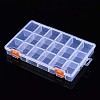 Rectangle Polypropylene(PP) Bead Storage Container CON-N014-02-2