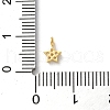 Brass Micro Pave Cubic Zirconia Charms KK-S513-09B-G-3
