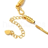 Rack Plating Brass Wheat Chain Bracelet Making KK-F873-11MG-3