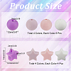   40Pcs 8 Style Food Grade Eco-Friendly Silicone Beads SIL-PH0001-06A-2