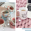 SUNNYCLUE 2Pcs Round Resin Pendant Decoration HJEW-SC0001-69-5