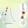 Chakra Theme Natural & Synthetic Gemstone Beads Bookmarks AJEW-AB00202-3
